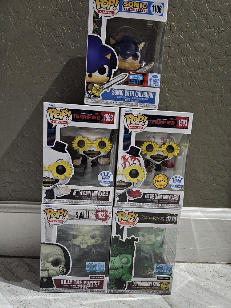 Terrifier, Michael Myers, Limited Editions!! Funko Pops!
