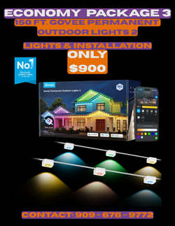 150ft Govee Permanent Outdoor Lights 2 (With Installation)