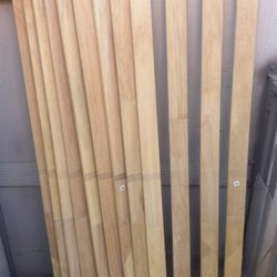 Set of 12 Twin Bed Slat Wood 💵 Juego de 12 Maderas para Cama Individual 