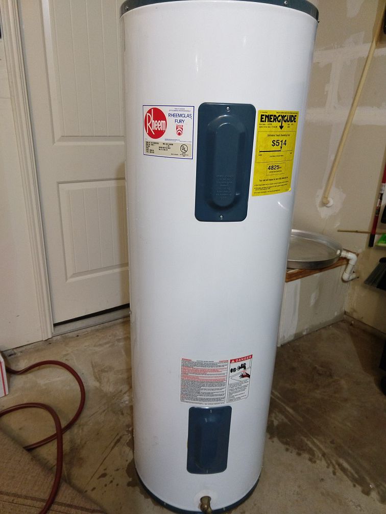 Rheem Electric Water Heater 50 Gallons