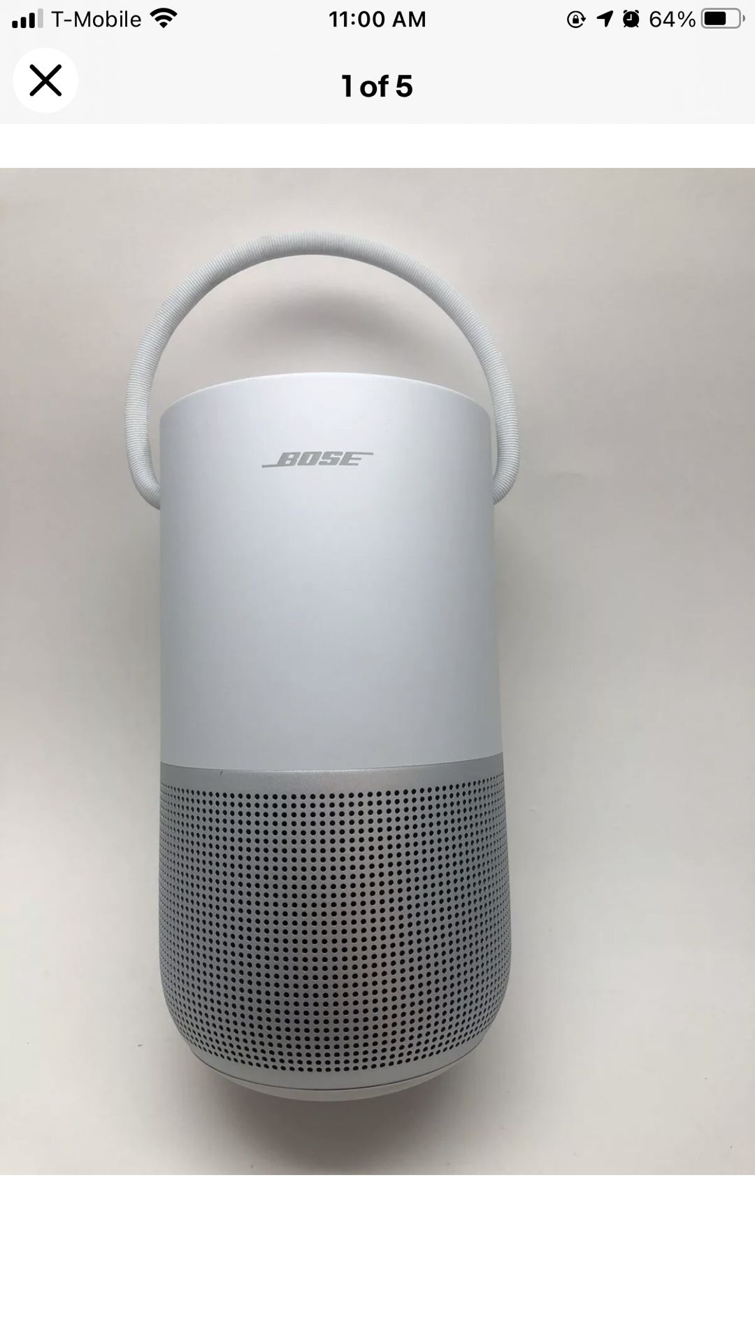Bose Portable Home Bluetooth WiFi Smart Speaker Voice Controlled