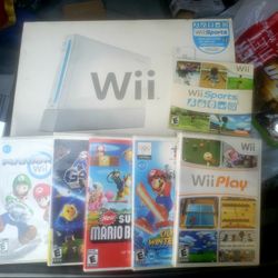 Nintendo Wii With Games 