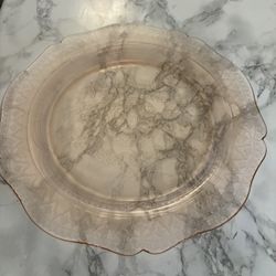 Rose Quartz Crystal Cake Plate 