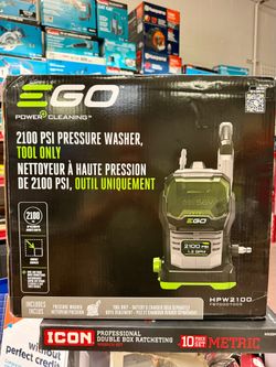 EGO POWER+ Compact 2100-PSI 1.2-GPM Cold Water Battery Pressure washer with 4 Spray Tips