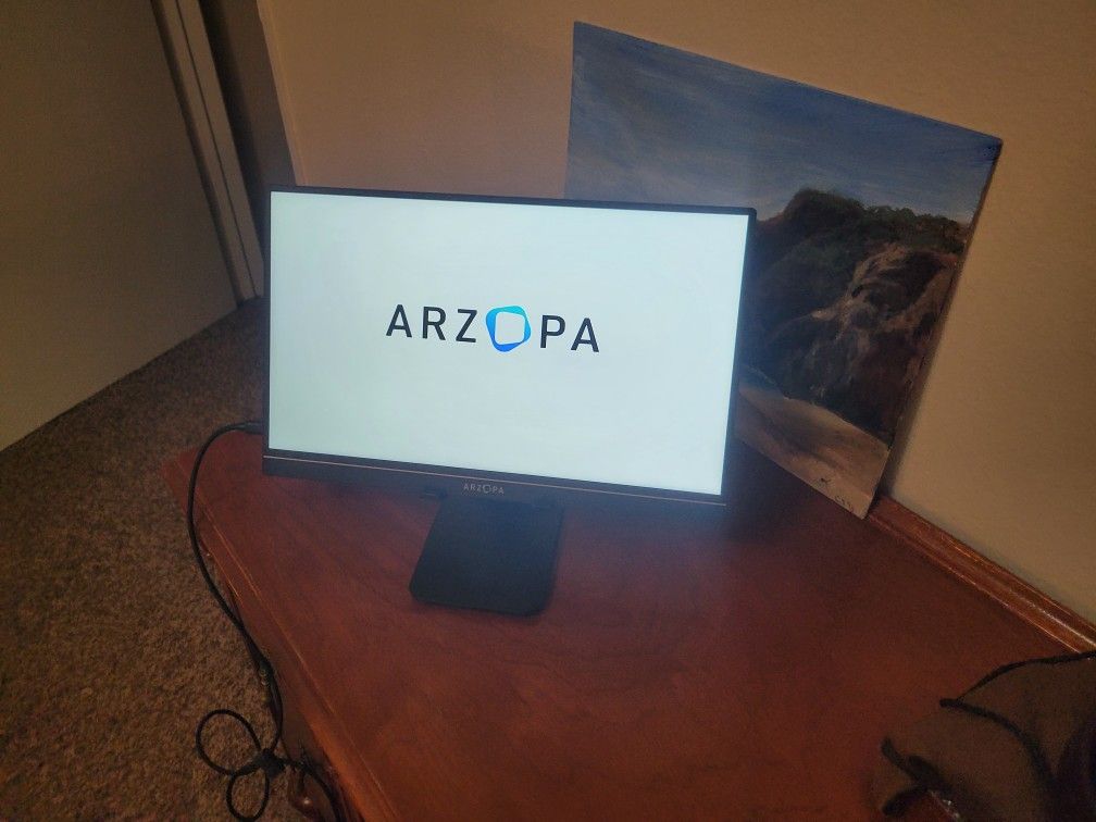 ARZOPA 15.6 Inch Travel Computer Monitor (Stand Included)