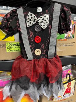 Girls Clown Costume size Medium