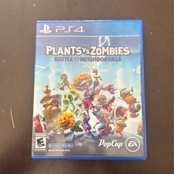 Plants Vs Zombies PS4