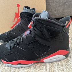 Jordan 6 Retro Infrared Salesman  Size 10.5  IN HAND NOW  NEW IN BOX