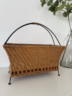 Boho storage basket