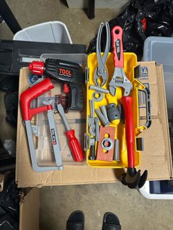 Kids Toy Tool Set with Toolbox