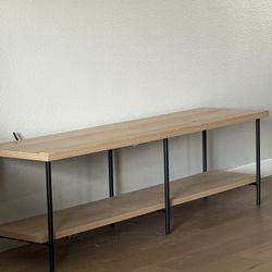 Wood And Metal Tv Stand 60”