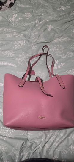 Coach pink tote