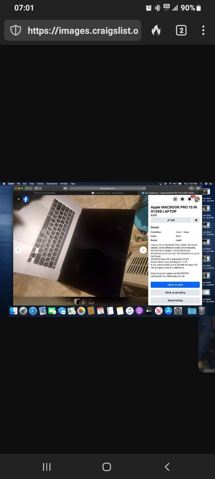 MacBooks - Year Models From 2012-2019