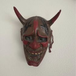 Classic Antique/Vintage Authentic Japanese Hannya Mask