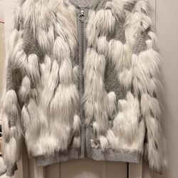 Zara Faux Fur Cardigan