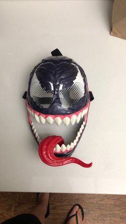 Venom mask for Halloween costume