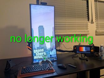Non working monitor