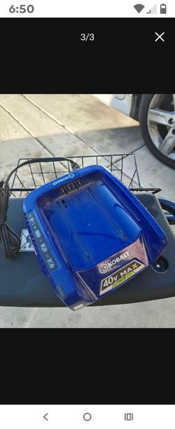 Kobalt charger 40v like new 45 firm