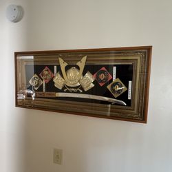 Vintage Samurai Set 3D Wall Display