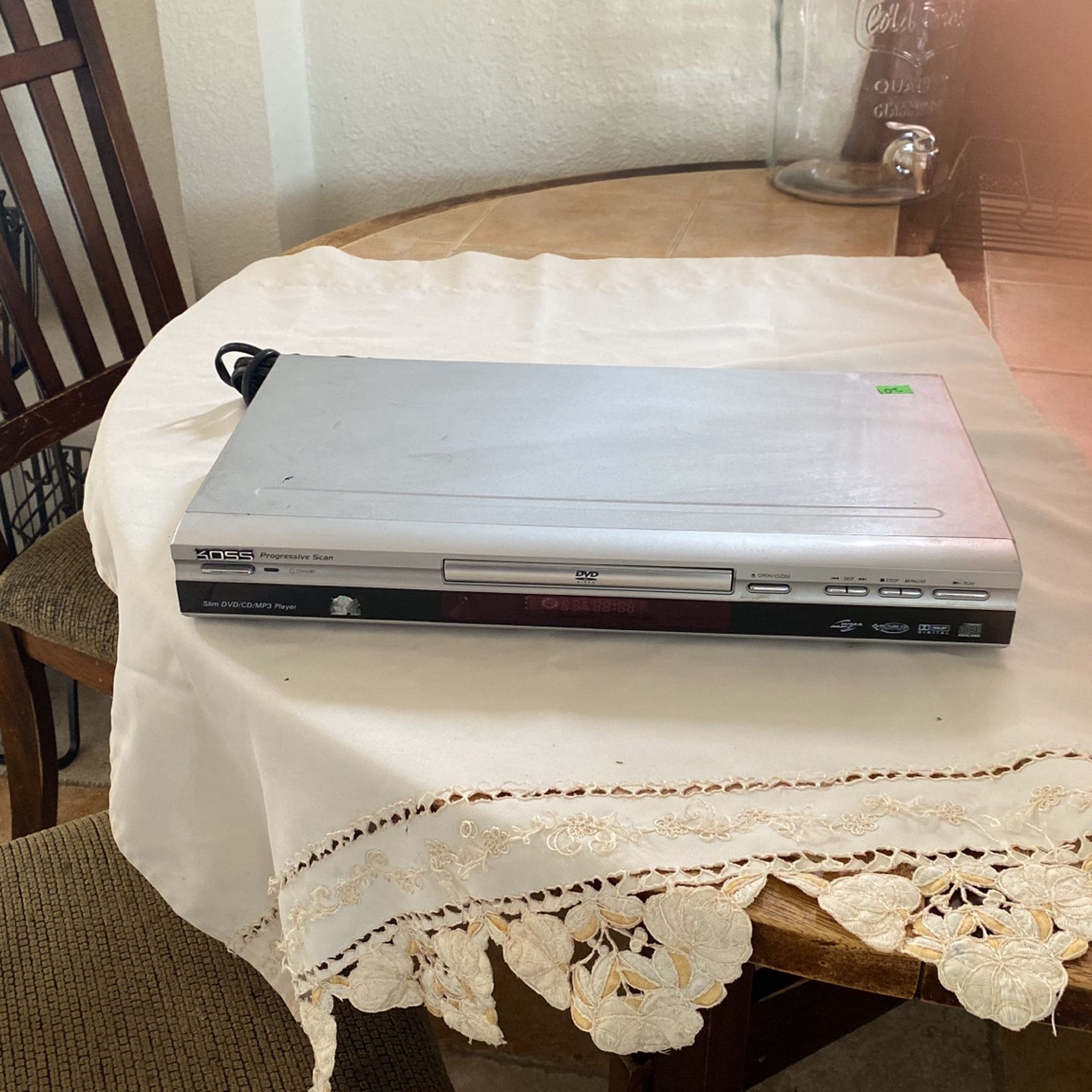 Koss DVD/CD/ MP3 Player