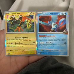 Tapu Koko / Articuno (team Rockets) 