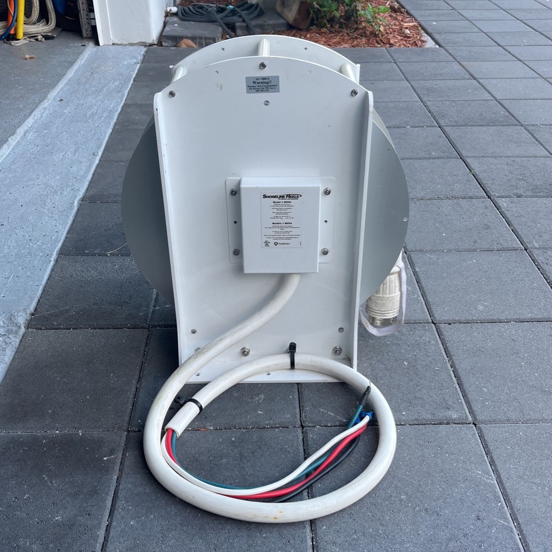 50 Amp Shore Power Line And Reel Cord Marine