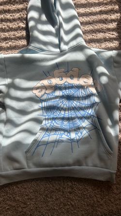 Sp5der Baby Blue Hoodie