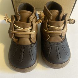 NIB Sperry Icestorm Crib Tan/Brown Boots/Shoes Infants Unisex