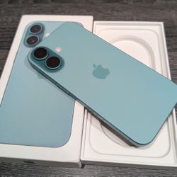 Apple Iphone 16 Teal UNLOCKED Like NEW