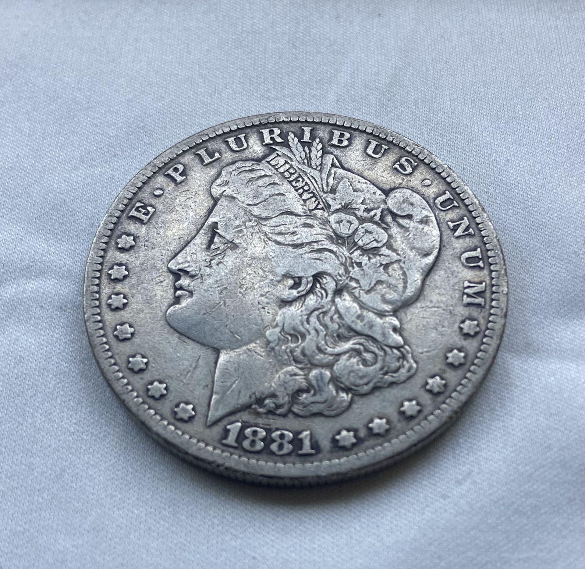 1881 Morgan Silver Dollar 
