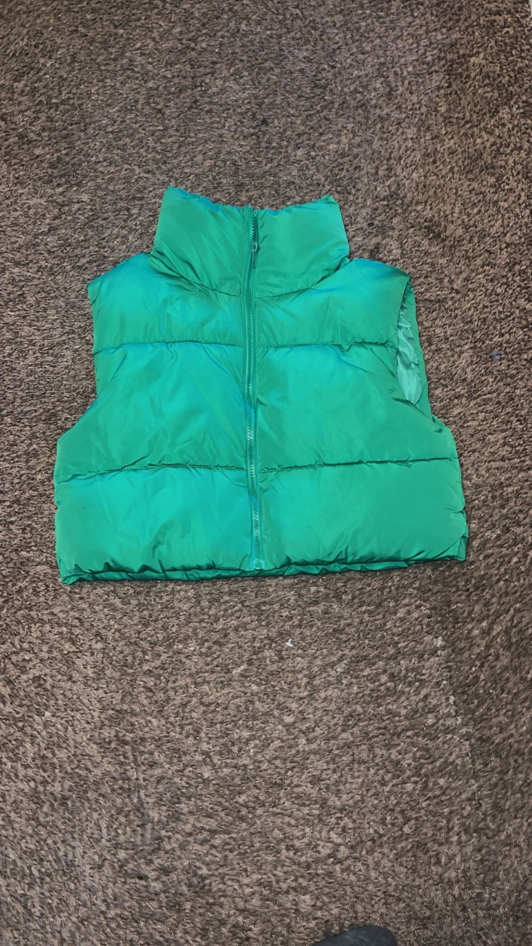 Green Puffer Vest