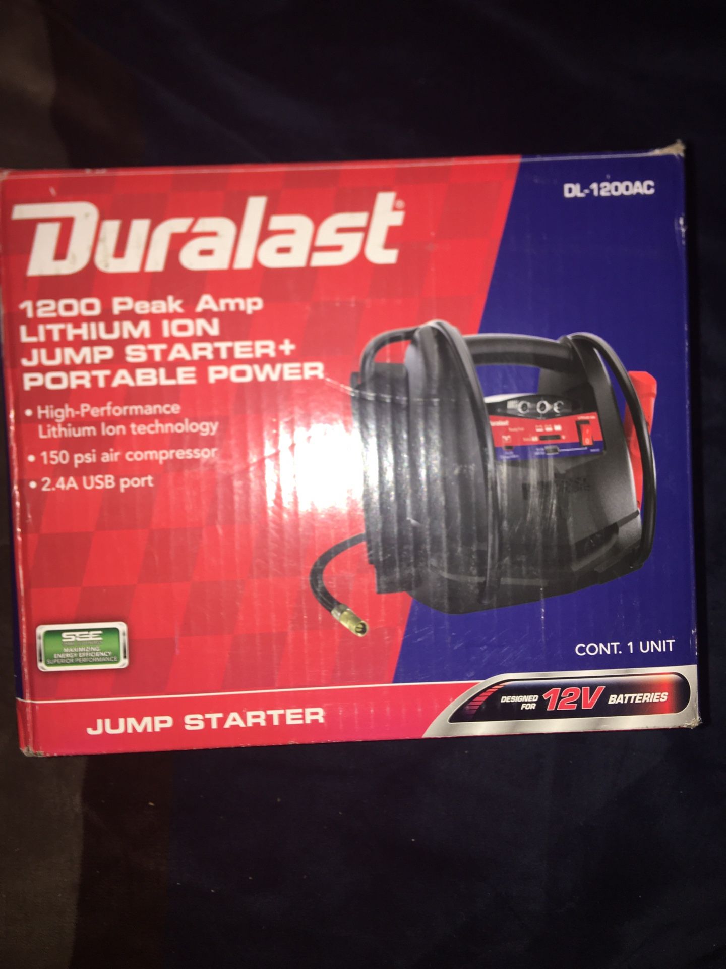 Duralast Peak Amp jump Starter portable Power for Sale in San Leandro CA OfferUp