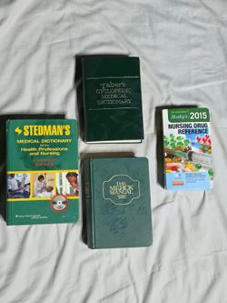 Vintage Medical Reference Book Bundle — 4 Books