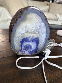 Natural Geode Night Light/ Lamp