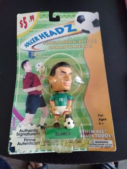 Soccer Headz Blanco Bobblehead Figure