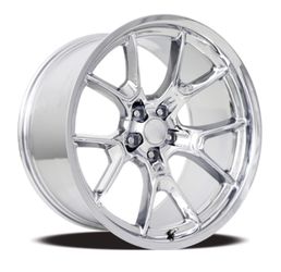 20″ FACTORY REPRODUCTION DODGE ANNIVERSARY WHEELS FR 66F CHROME FINISH RIMS
