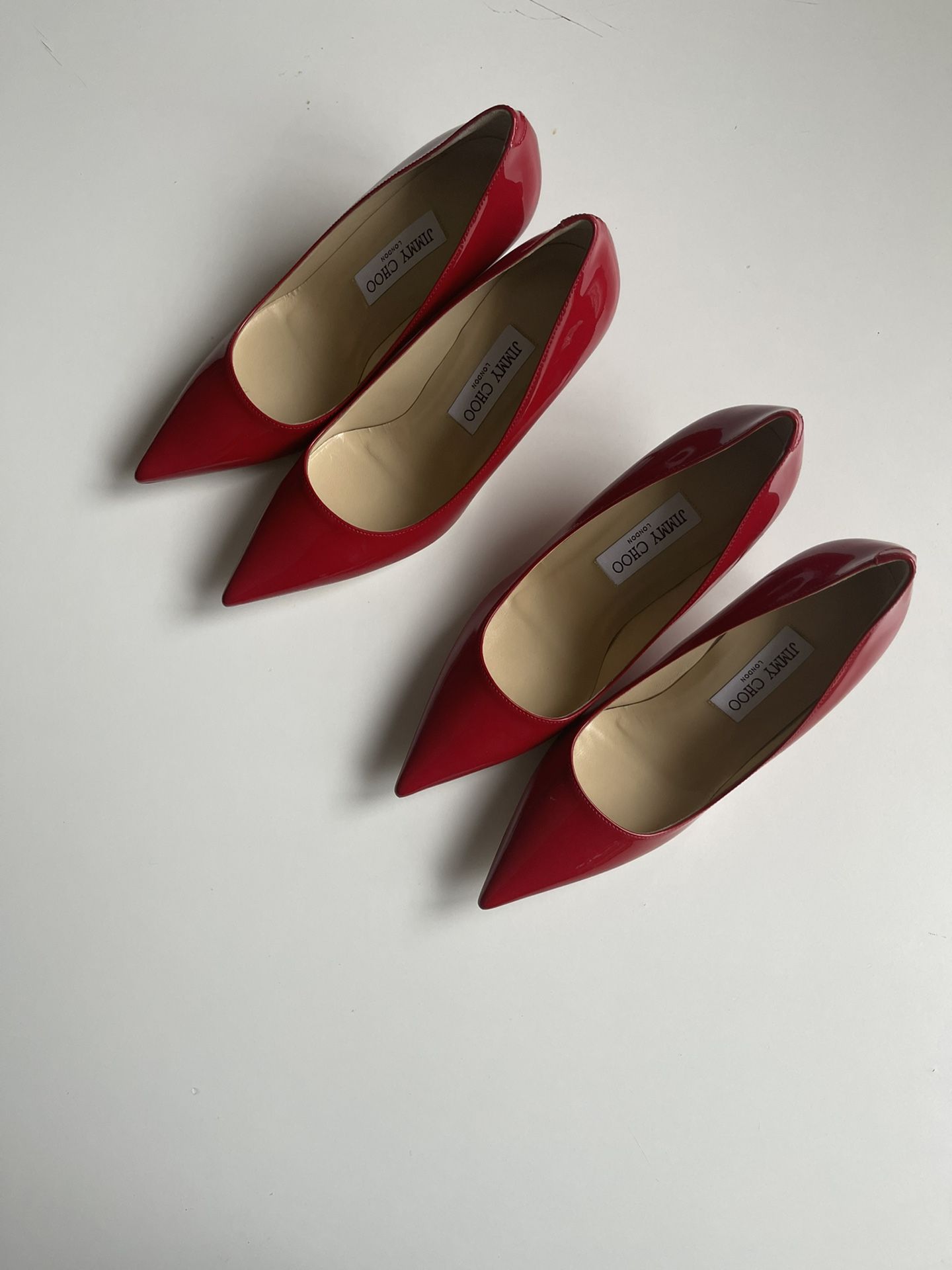 Jimmy Choo Patent Leather Red Heel 37.5