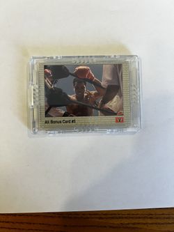 Muhammad Ali Boxing Card