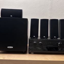 Technics SA-AX720, Polk Audio RM705 ,JBL150sicen, JBl 150sidsat