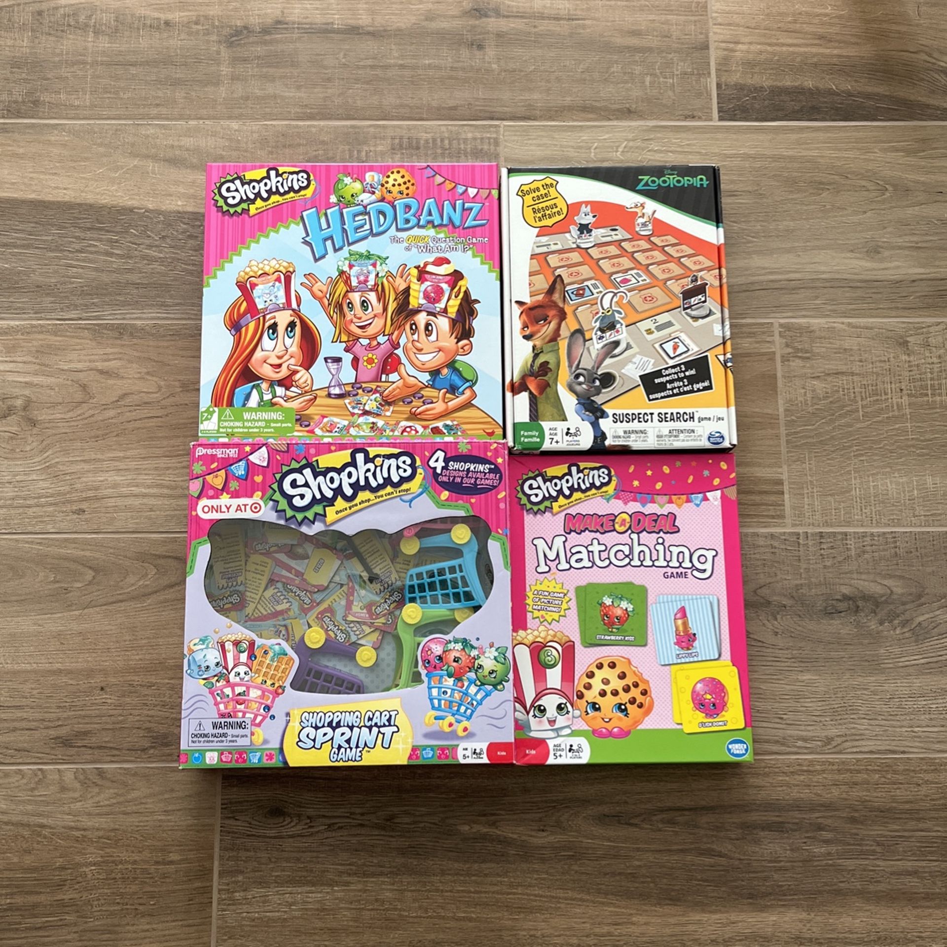 Board Games Ages 5-7+