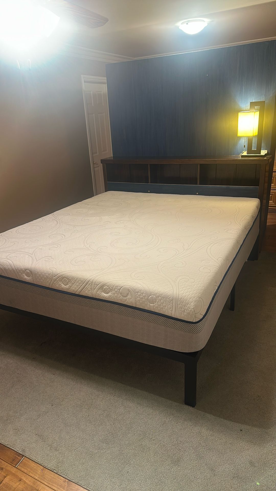 Almost New king Mattress And Frame