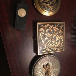 Antique Compacts And Lipstick