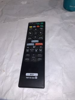 SONY BLU RAY REMOTE REPLACEMENT 