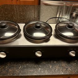 Tripple Slow Cooker And Hot Pot
