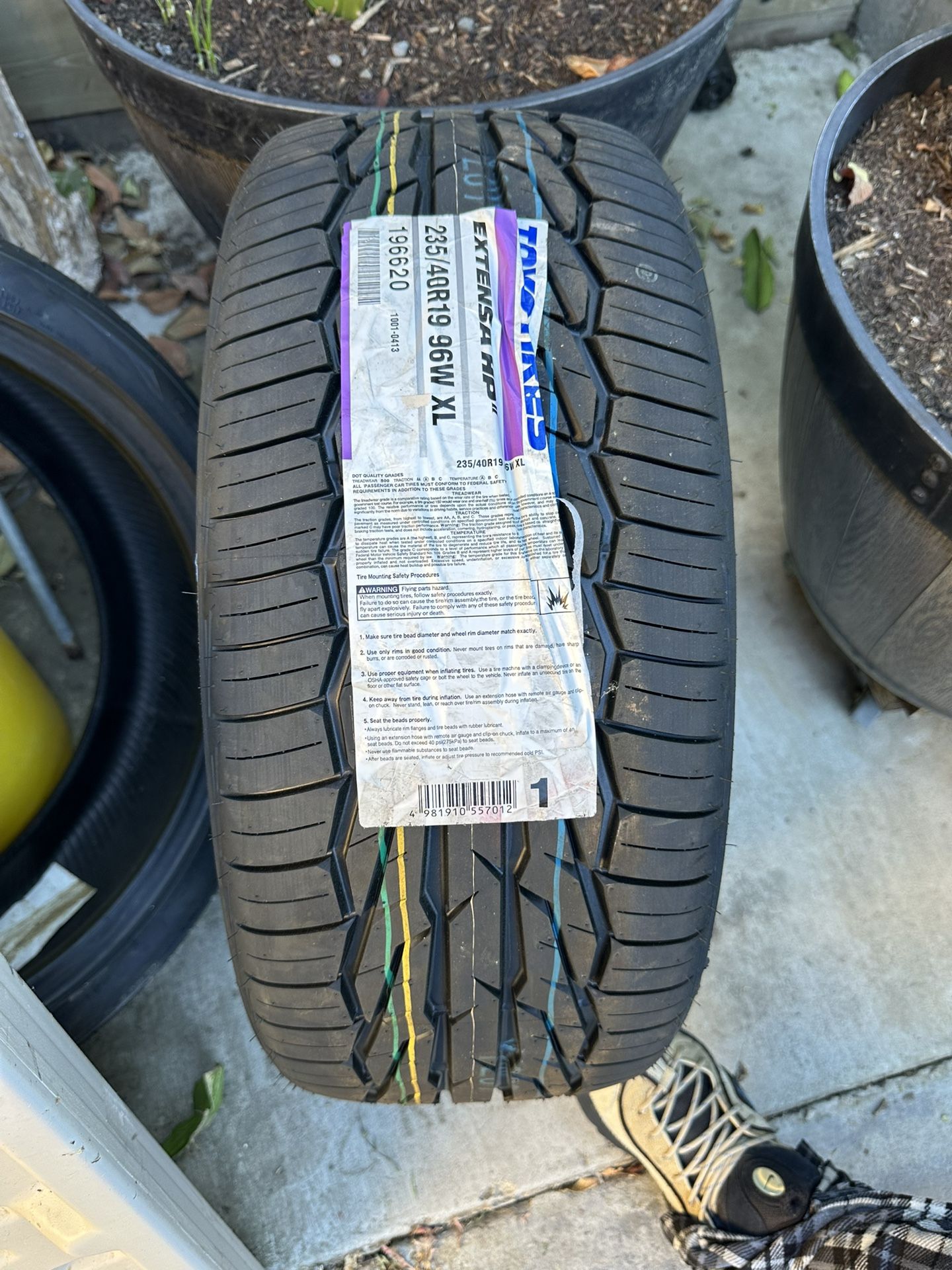 New Tires (235/40R19 96W XL)