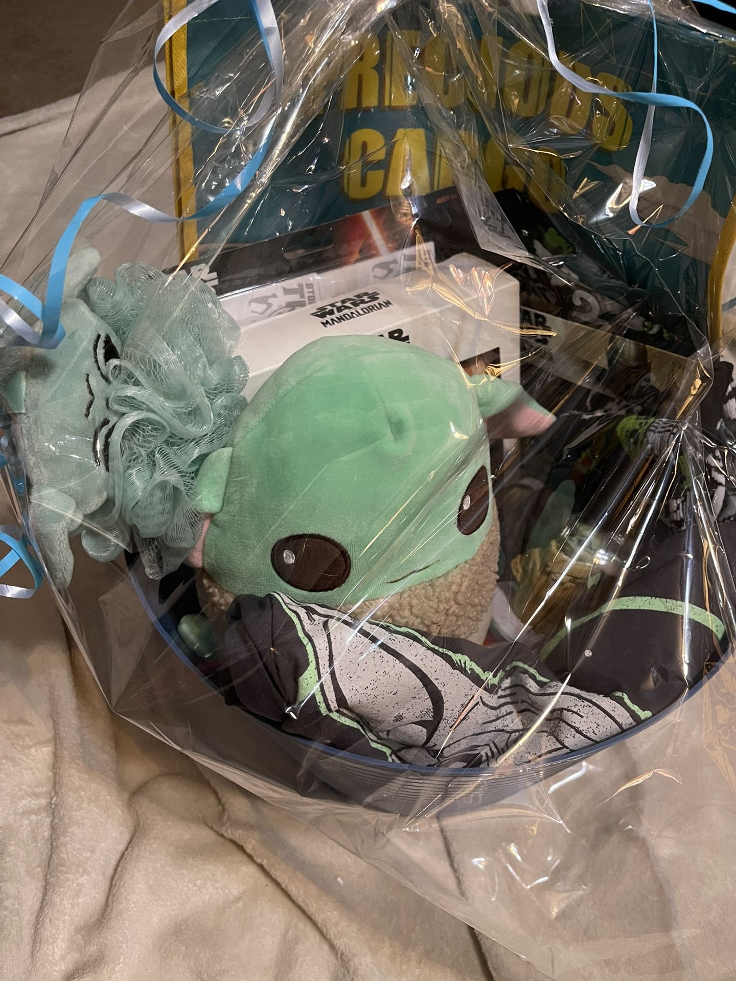 Star Wars handcrafted gift basket