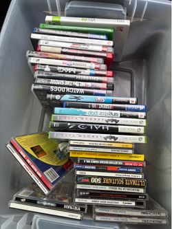 Video games (selling as a lot)