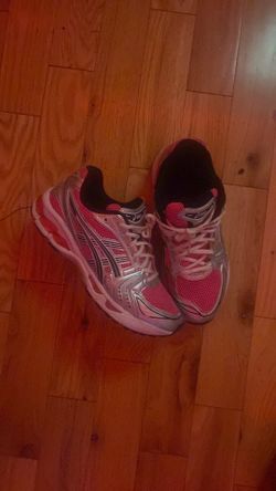 Pink asics