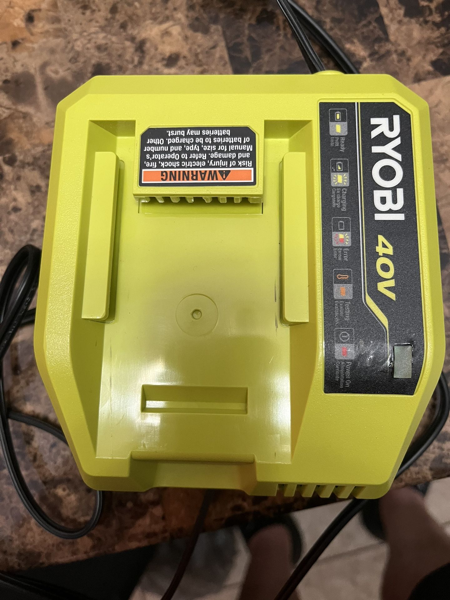 Ryobi 40v Fast Charger