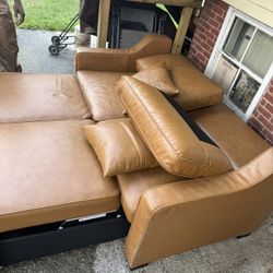 Leather Couch 